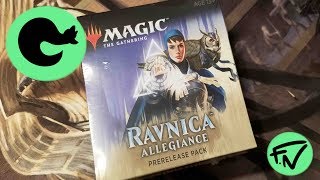 Opening a Ravnica Allegiance Azorius prerelease kit!