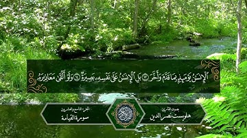 سورة القيامة بصوت القارئ هلويست نصر الدين