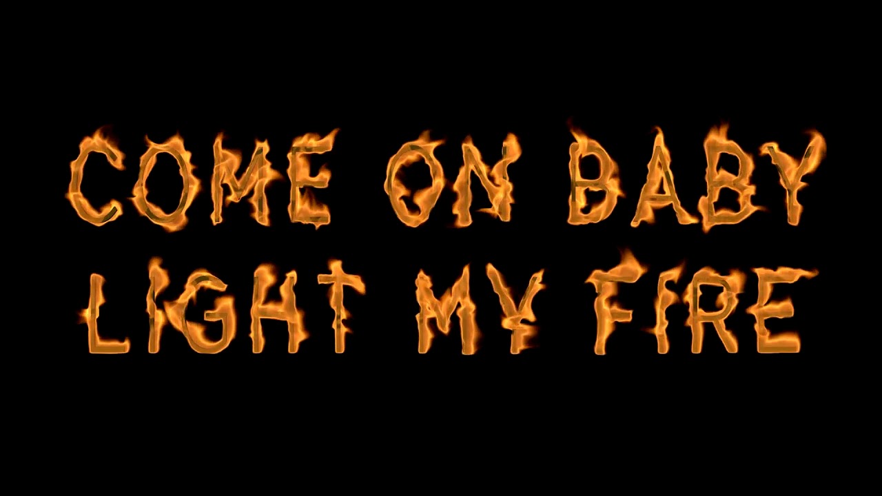 Fire text Cinema 4D Turbulence FD