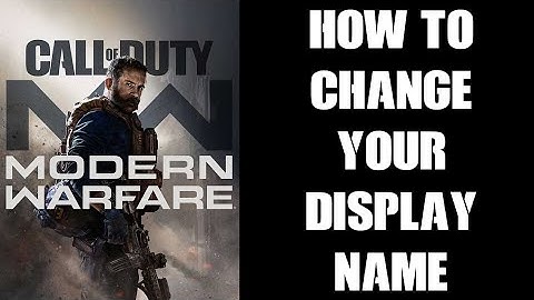 How To Change Your Display Account Name COD WARZONE Modern Warfare 2019 Xbox One PS4 Guide Tutorial