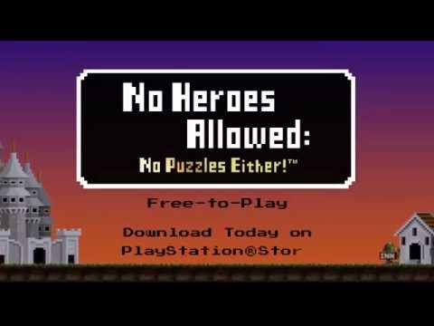 No Heroes Allowed: No Puzzles Either! Launch Trailer
