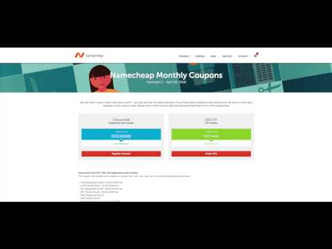 Register A Domain Name With NameCheap Coupon Code 2016