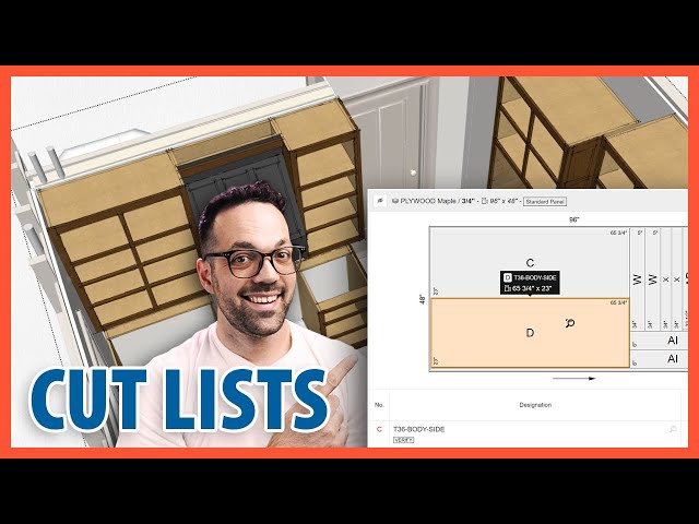 The Best SketchUp CutList Plugin | OpenCutList class=