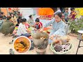 Mommy Sros buy and prepare food for family in Khmer New Year Day in my village | Khmer New Year Day