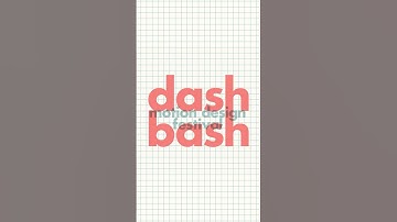 Dash Bash Animation and Motion Design Festival