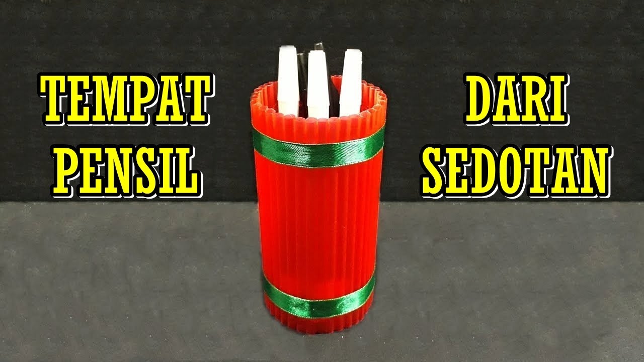  Cara  Membuat  Tempat  Pensil  Dari  Kaleng Rokok Dan Kain 