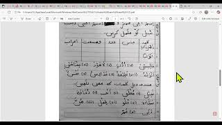 164: Kids & Adults Arabic Grammar Course - Examination - Level 1 - From Lec 1 till Murakkab e Naqis