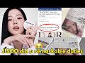 Jisoo at the no1 kmedia joongang ilbo newspaper  thats why dior treats her like royalty