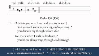 INTROIT β’ 2nd Sunday of Easter β’ SIMPLE ENGLISH PROPERS