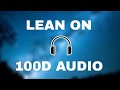 Lean on100d audiowear headphones majorlazer and dj snakefeatm