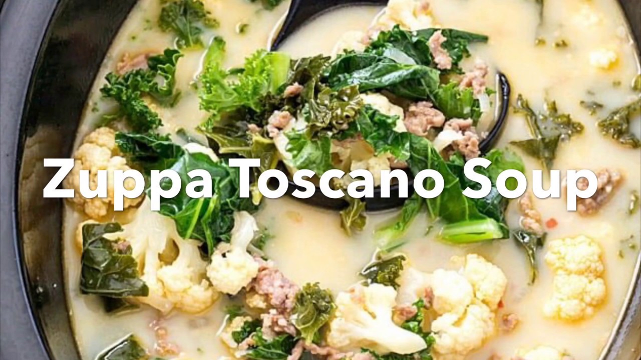 Zuppa Toscana Soup crockpot recipe Healthy Food Ideas YouTube