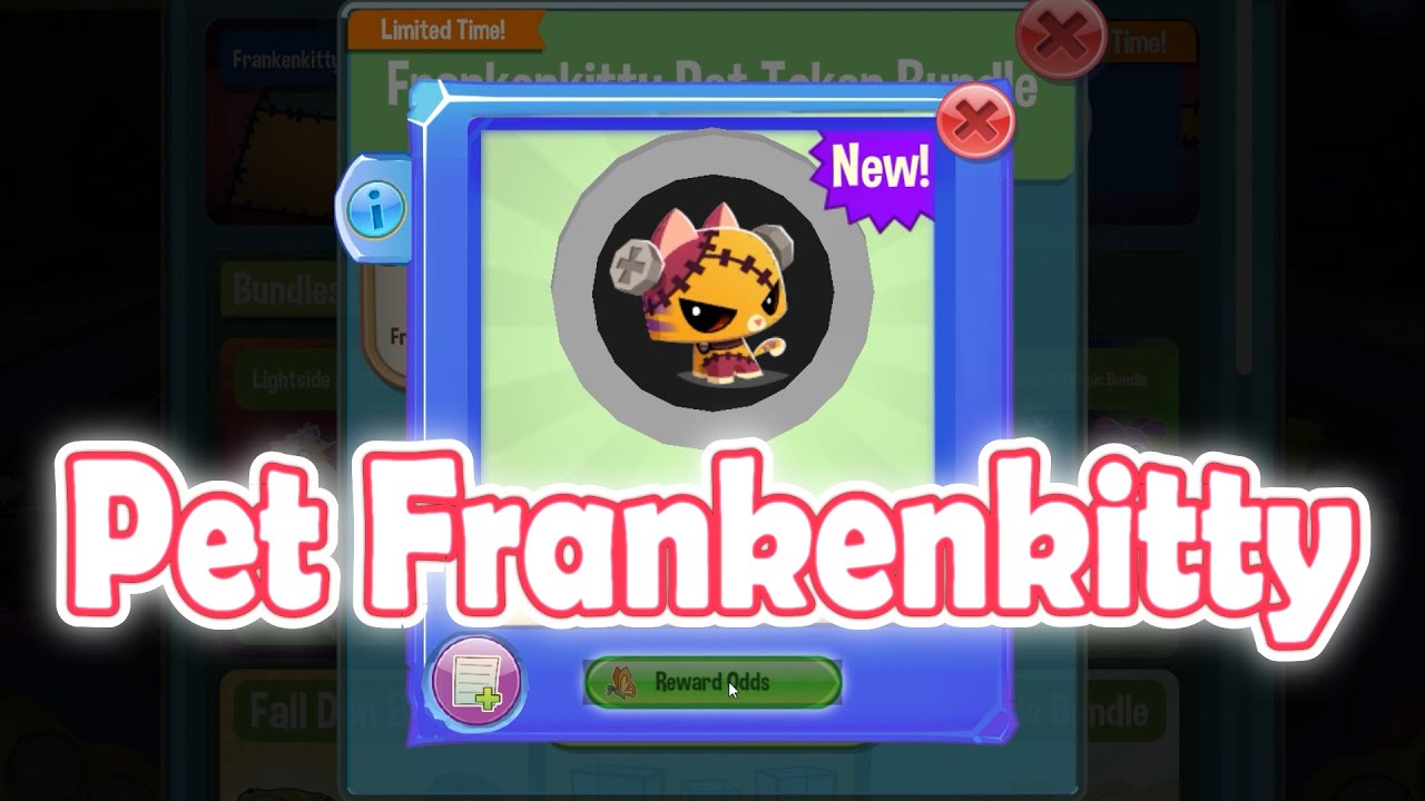 Pet Frankenkitty Token Premium Shop October Updates AJPW YouTube