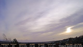 Timelapse Cam 1 - 5. desember 2019