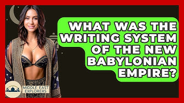 What Was The Writing System Of The New Babylonian Empire? - Middle East Explorers