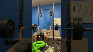 Guess my bench max based off this 215lb bench #shorts #bench #benchpress
