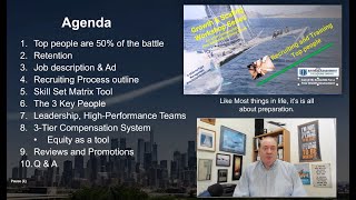 Growth and Scaling Workshop #6 - Recruiting & Retaining Top Staff to Grow Any Company - Partial