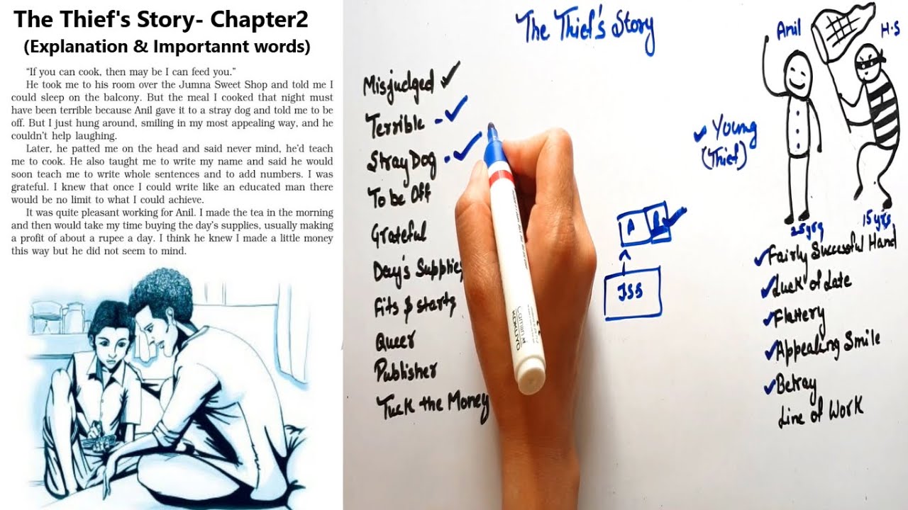the-thief-s-story-chapter-2-class10-part-2-explanation-in-hindi