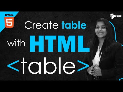 Create Tables Using HTML🔥💯|HTML से बनाओ टेबल्स🤔‼️| (Must Watch🔥‼️) #htmltable #Prideeducare #educare