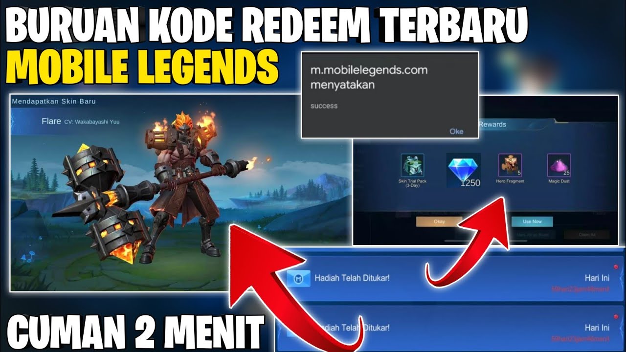KODE REDEEM ML TERBARU HARI INI || KODE REDEEM MOBILE LEGENDS TERBARU ...