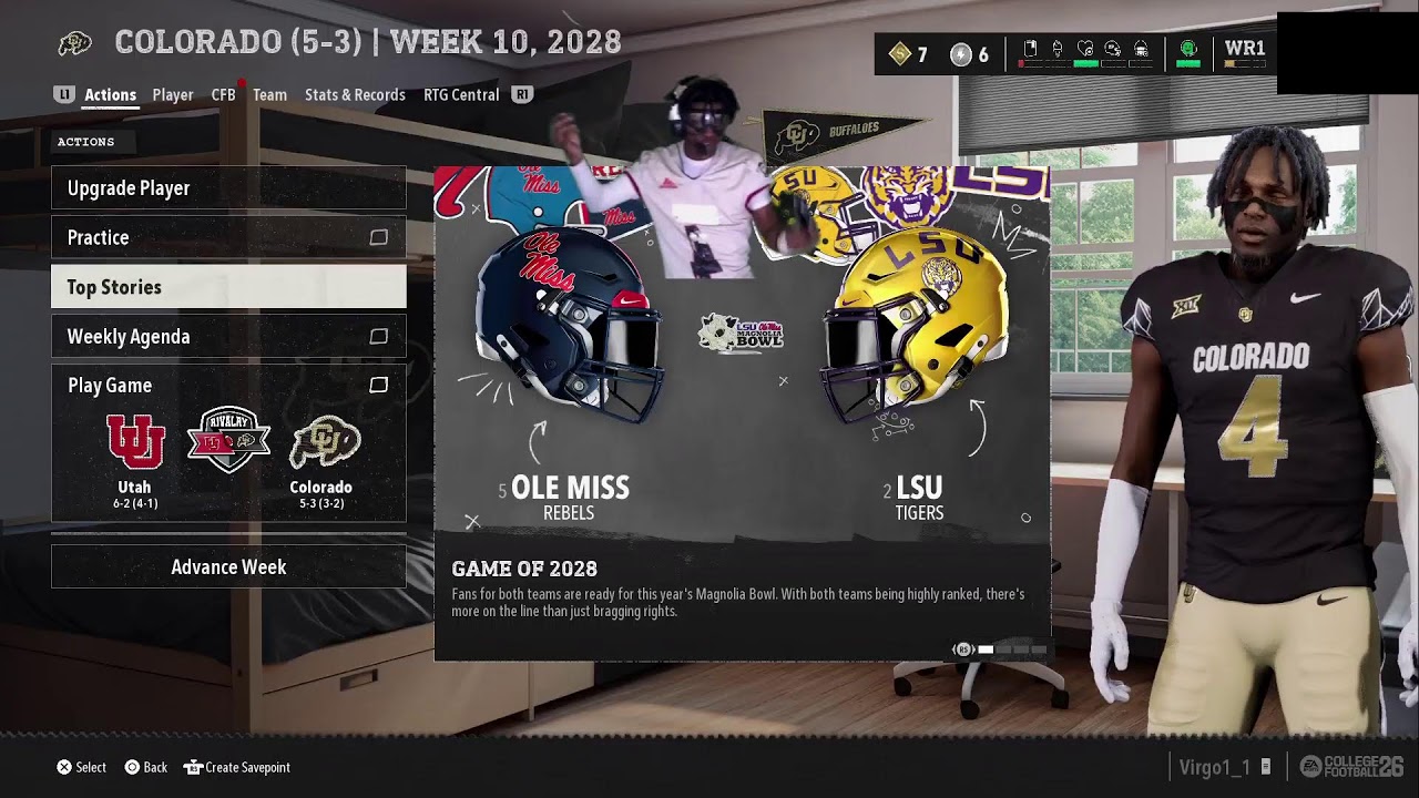 🔴Live Saturday Night CFB26 POV Wr Stream🔞|Last Yr of College🤯|