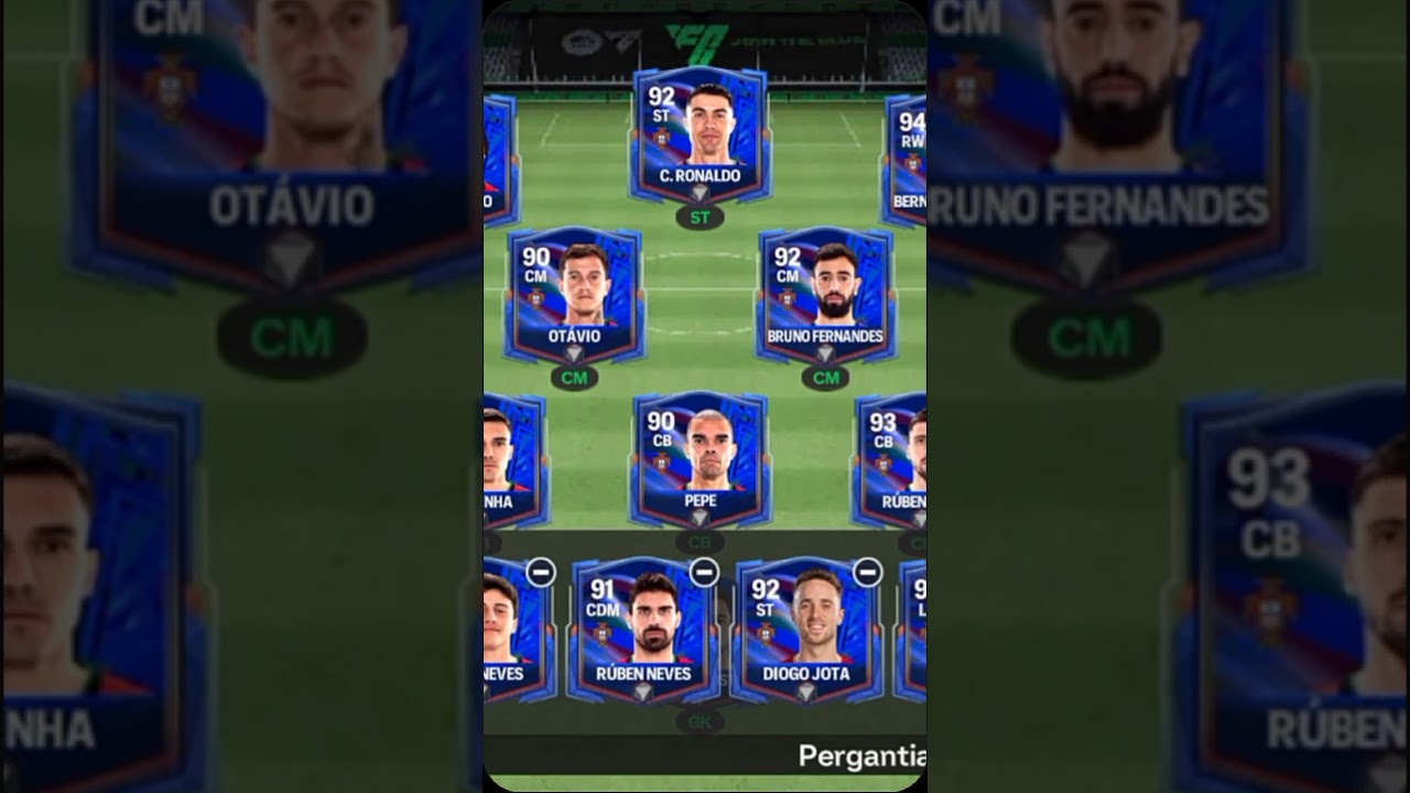 Formasi Portugal Melawan English Euro 2024 