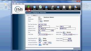 FMS Friday 15 Employee Quick Entry Focus Payroll