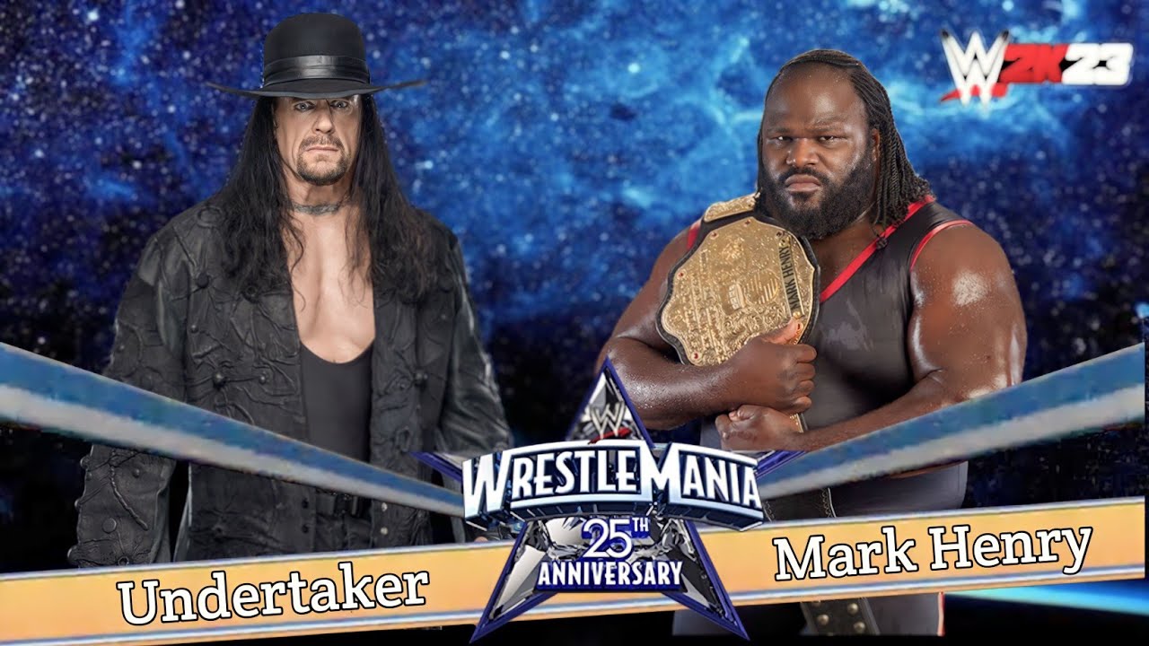 The Undertaker Vs Mark Henry Last Man Standing Match In WWE 2K23 🖤🖤 YouTube