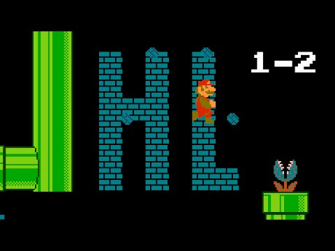 1-2 Ending, But With Style (SMB Playaround TAS)