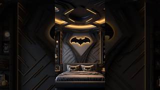 Batman version Bedroom 🛏️ Avengers DC Superheroes #shorts