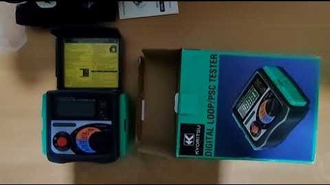 Kyoritsu 4120A Loop/PSC Tester.