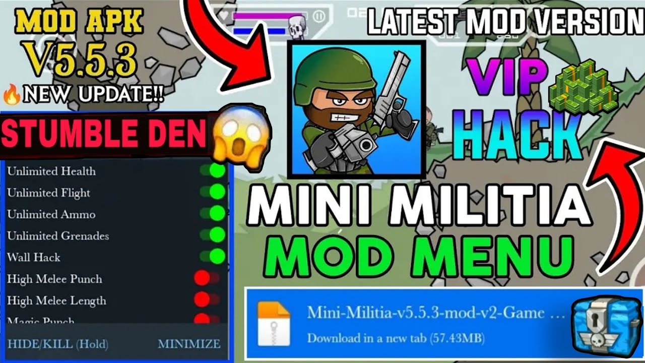 mini militia hack mod download link|mini militia mod apk|