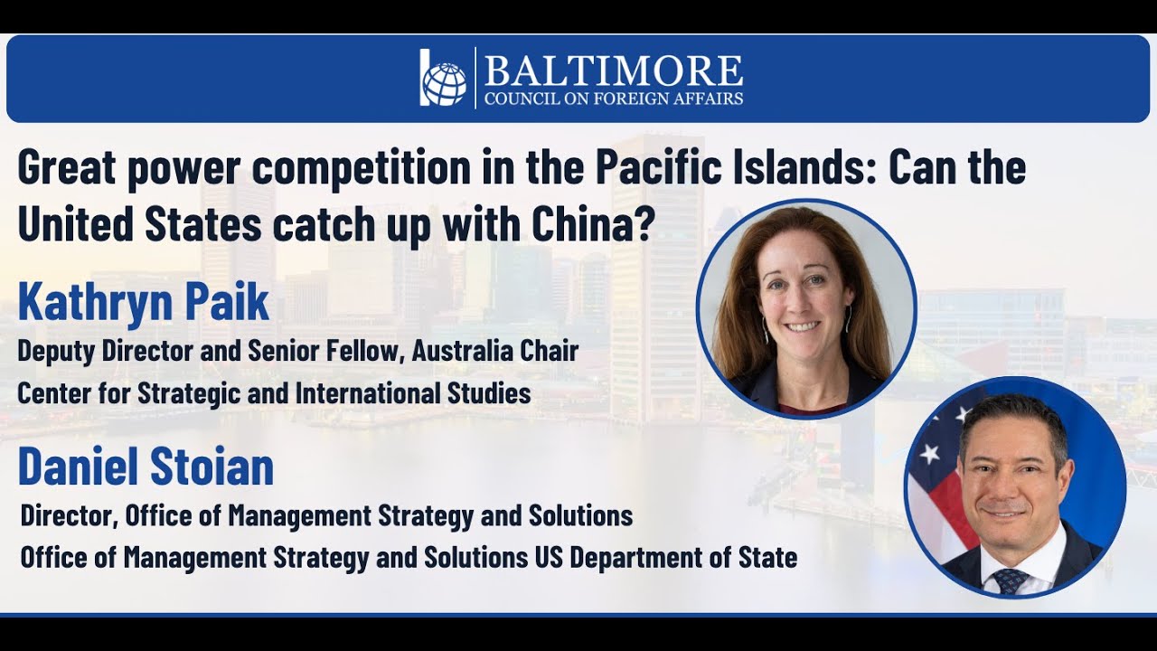 Great power competition in the Pacific Islands: Can the United States ...