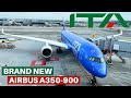 ITA AIRWAYS BRAND NEW AIRBUS A350-900 (Economy) | San Francisco - Rome