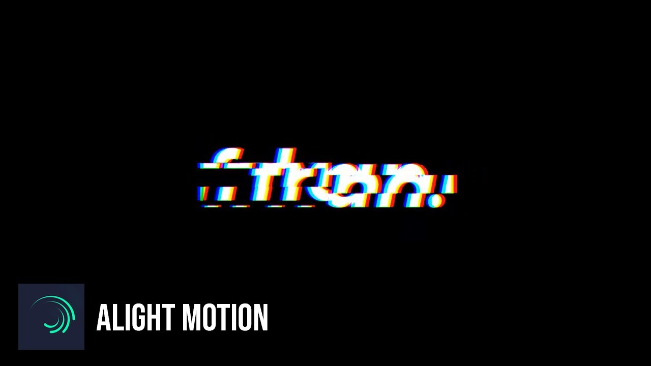 Cara Membuat Glitch di Alight Motion // Alight Motion Tutorial - YouTube