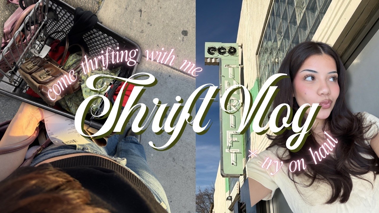 Видеоблог о покупках в секонд-хенде + примерка 🛒🌟🛍️