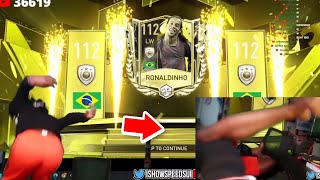 iShowSpeed packs Ronaldinho.. *Backflips into PC* 😈😂