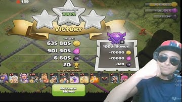 970000  Elixir Loot in One Attack | COC Draco