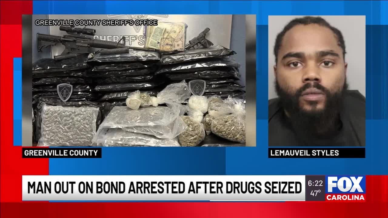 Man out on bond arrested after deputies seize 43 pounds of marijuana