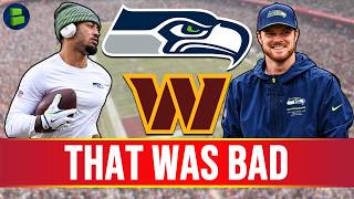 THAT WAS BAD! Seattle Seahawks vs. Washington Commanders INSTANT REACTION