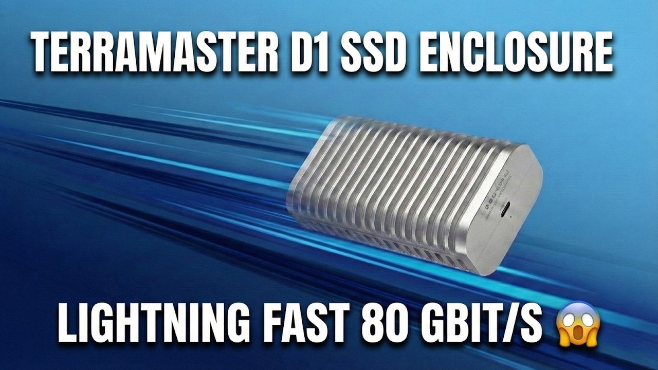 メモリー TERRAMASTER D1 SSD Pro TerraMaster D1 SSD Pro Launched: 80Gbps Thunderbolt 5 Enclosure