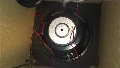 Paradigm Pdr10 Sub-woofer Repair.