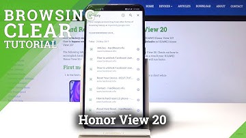How to Reset Browser History in Honor View 20 - Delete Browsing Data