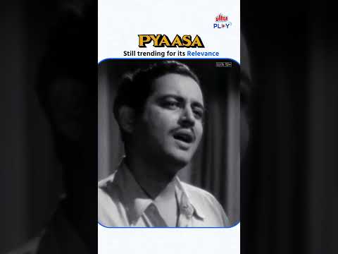 Decades pass, but its relevance never fades! 😍 | Pyaasa | Guru Dutt, Mala Sinha | Ultra Play OTT