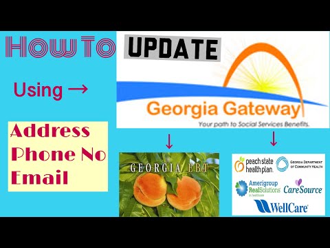 How to update address,phone number and email using gateway ga