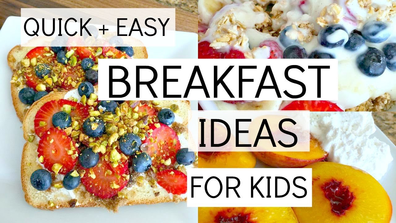 Quick and easy breakfast recipe for kids and teens-Breakfast recipes at ...