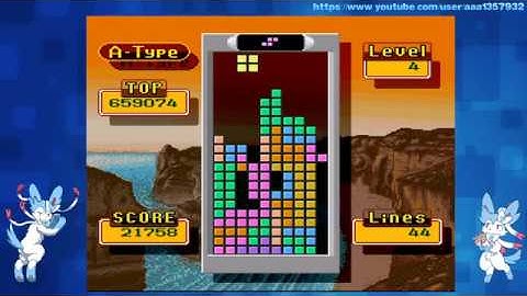 Super Tetris 2 + Bombliss - A Type - Level 0~Max (SP9) Score759556