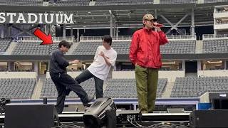 FULL FANCAM BTS Jungkook, Jimin, V, Jin, Suga, Jhope, RM In Arlington Live Concert Soundcheck Day 1