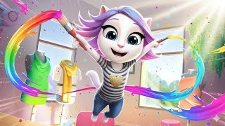 Talking Angela Color Splash Gameplay Android ios  screenshot 5