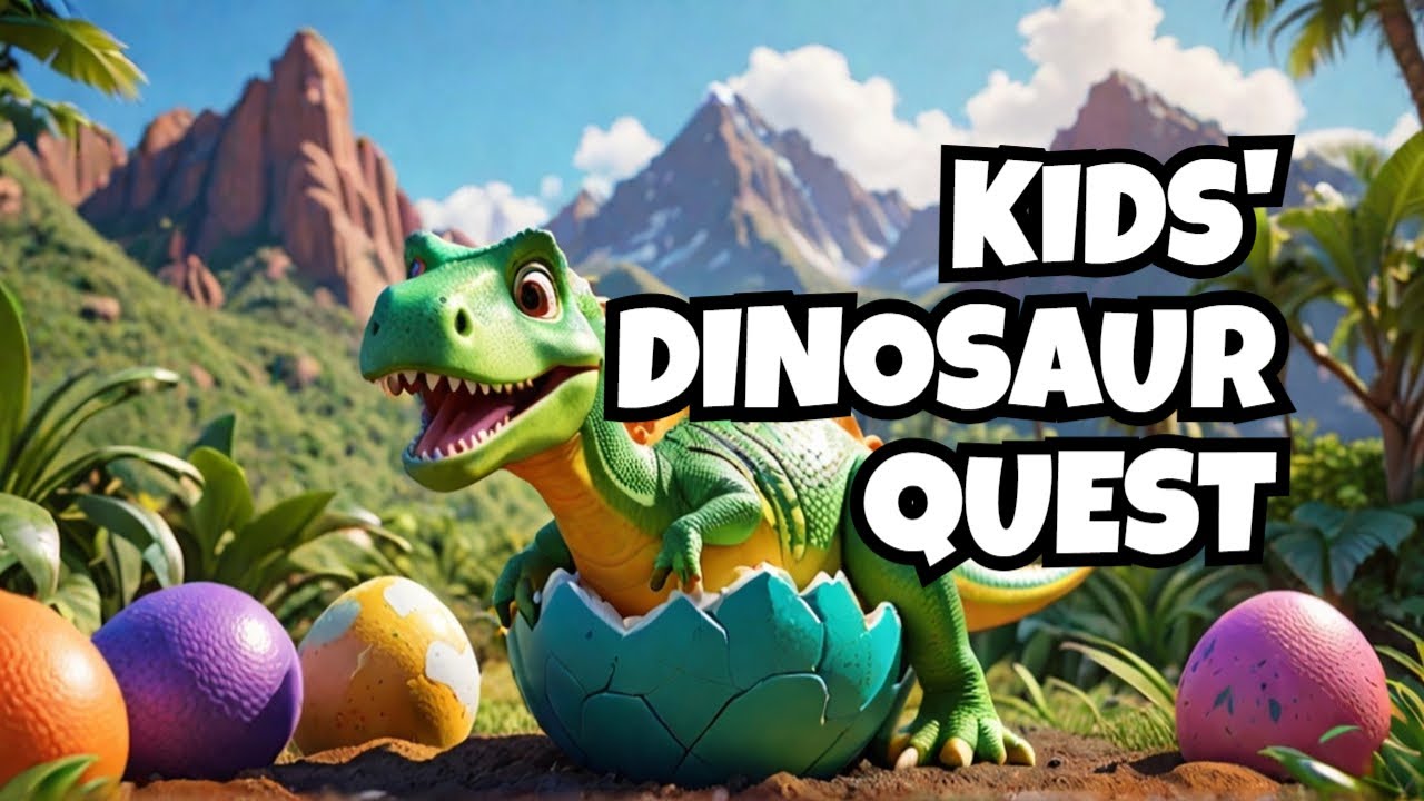 The Adventure of the Lost Dinosaur Egg | Pixar-Style 3D Animation for Kids 