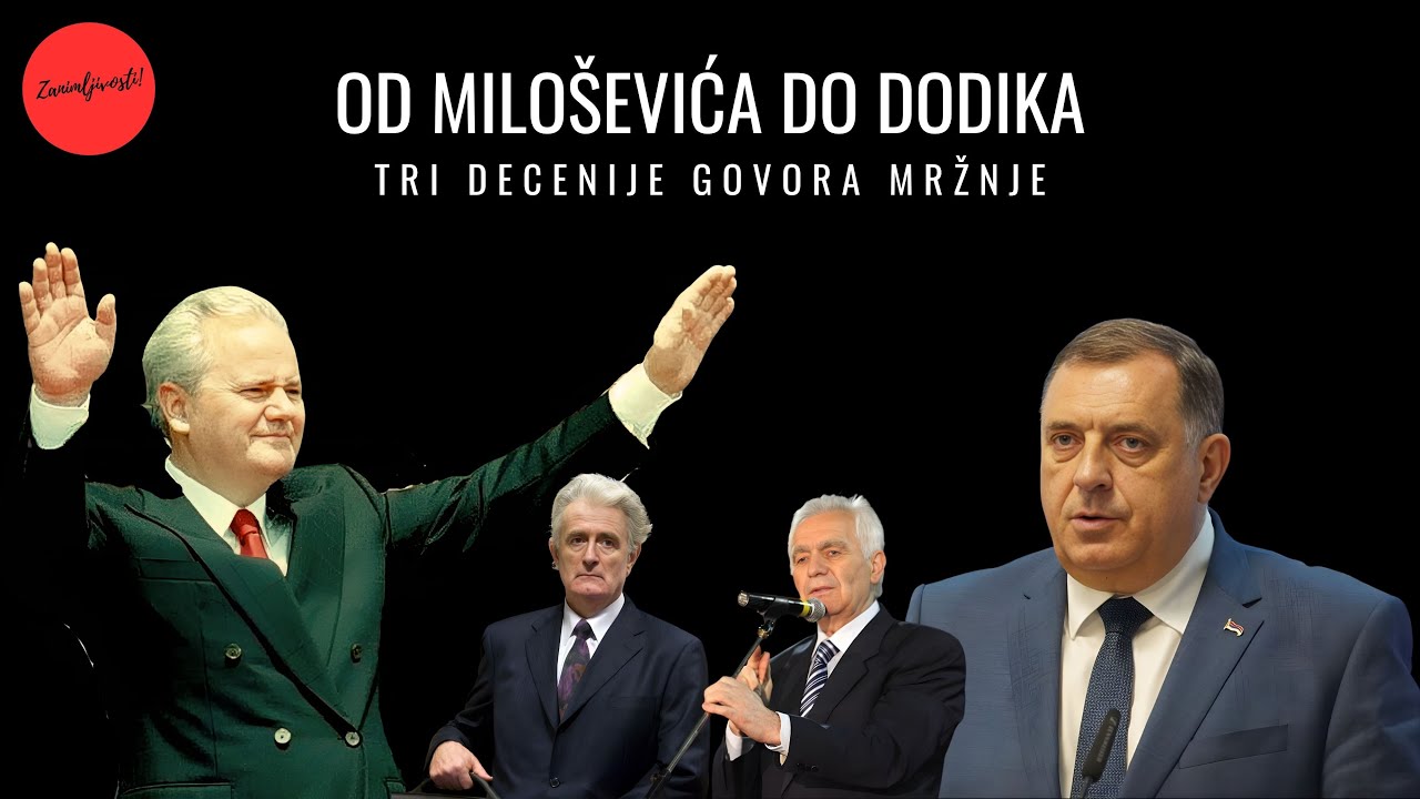 От Милошевича до Додика – Три десятилетия языка ненависти